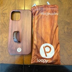 Loopy Case Brown Wood Grain Phone Case